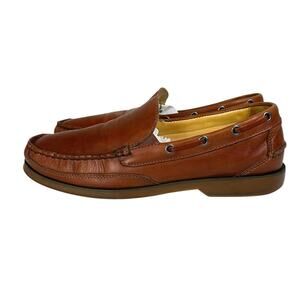 Tommy Bahama Seaport Leather Loafer Papaya Size 9.5